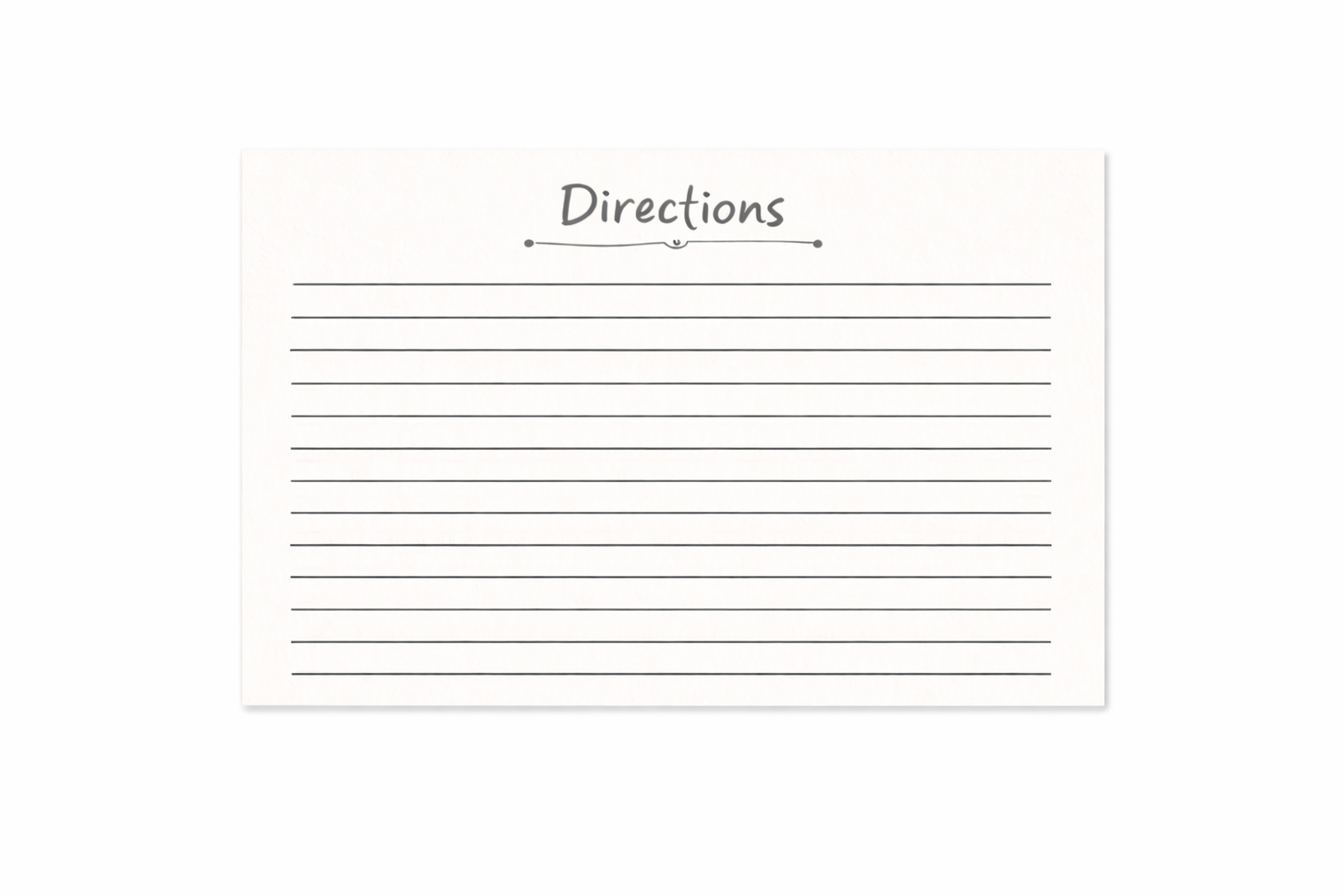 Recipe card set 2 back
